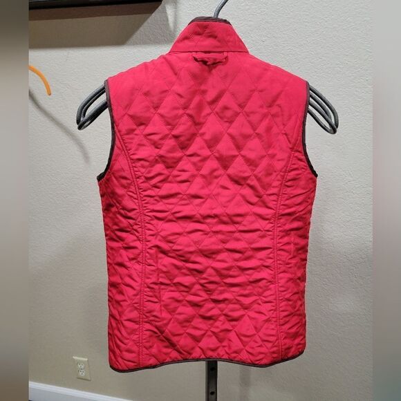 Fairway & Greene brown and red reversible quilted vest - Picture 4 of 8